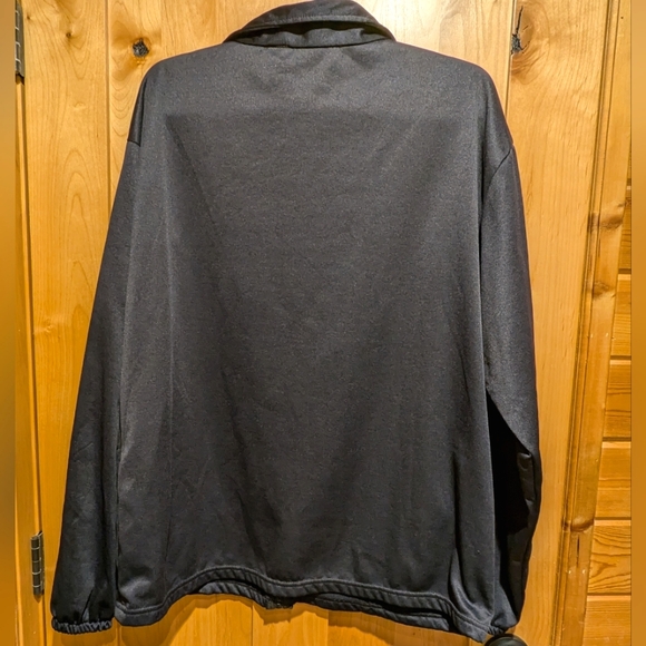 Air Force Men's Fleece Track Jacket Full Zip Dark Blue Made In USA Sz XL - Picture 4 of 7